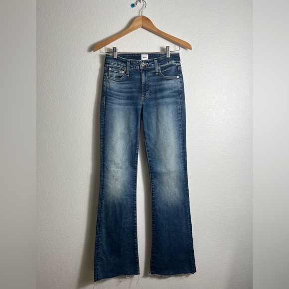 Edwin wide leg flare jeans 25 raw hem - Picture 1 of 9